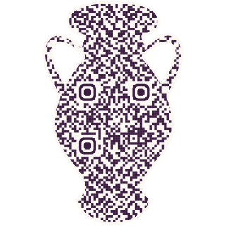 Amphora-shaped QR code