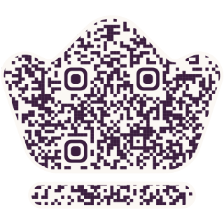 Crown-shaped QR code