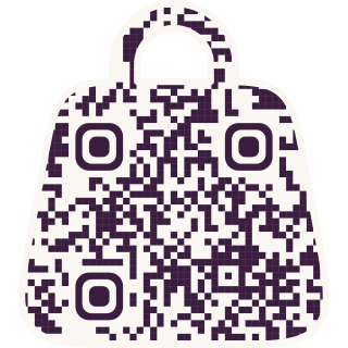 Handbag-shaped QR code