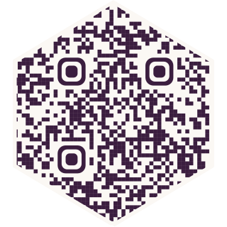Hexagon-shaped QR code