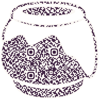 Honey Pot-shaped QR code
