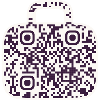 Money box-shaped QR code