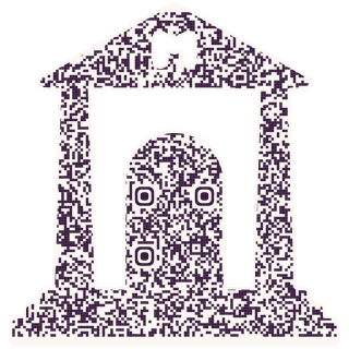 Museum-shaped QR code