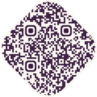 Diamond-shaped QR code