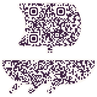Sailing ship-shaped QR code