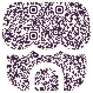 Shop-shaped QR code