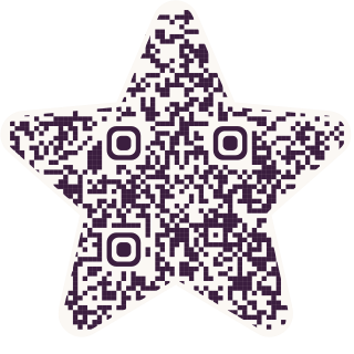 Star-shaped QR code