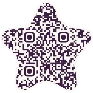 Starfish-shaped QR code
