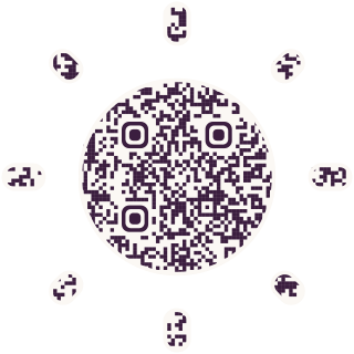 Sun-shaped QR code