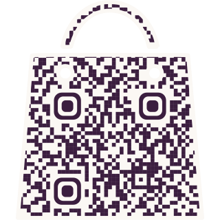 Tote Bag-shaped QR code