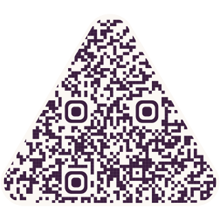 Triangle-shaped QR code