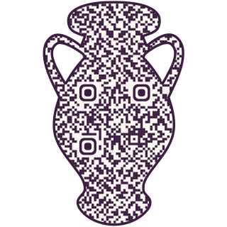 Amphora-shaped QR code