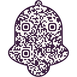 Bell-shaped QR code