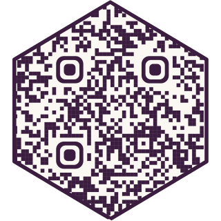 Hexagon-shaped QR code