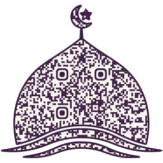 Mosque-shaped QR code