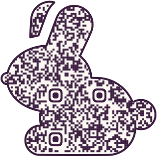 Rabbit-shaped QR code