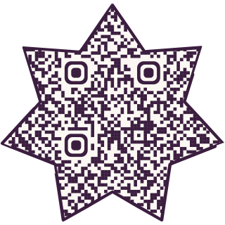 Seven-Point Star-shaped QR code