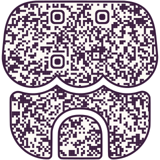 Shop-shaped QR code