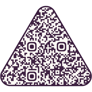 Triangle-shaped QR code