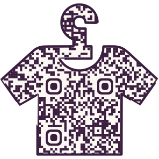 T-shirt-shaped QR code