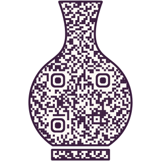 Vase-shaped QR code
