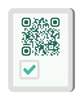 Survey form QR code template