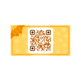 Gift voucher QR code template