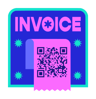 Invoice QR code template