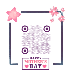 Mother’s Day QR code template