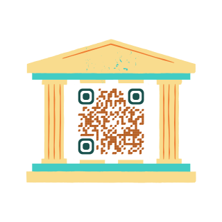 Museum QR code template