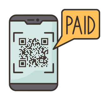 Payment QR code template