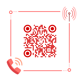 Phone call QR code template