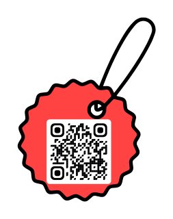 Price tag QR code template