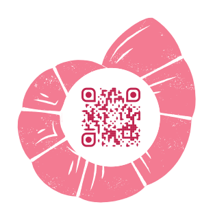 Seashell QR code template
