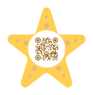 Starfish QR code template